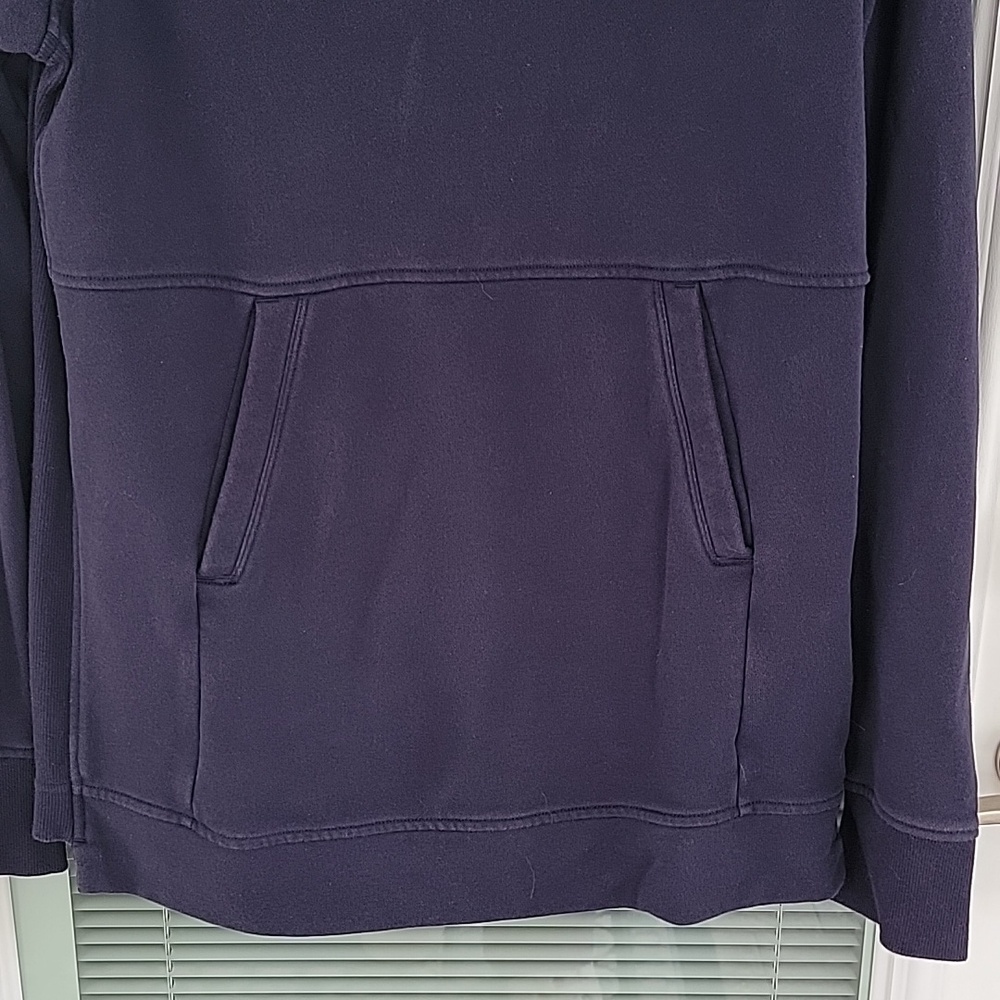 lululemon athletica Press Pause Pullover Kangaroo Pockets Funnel Neck Sz 10 - Picture 4 of 13